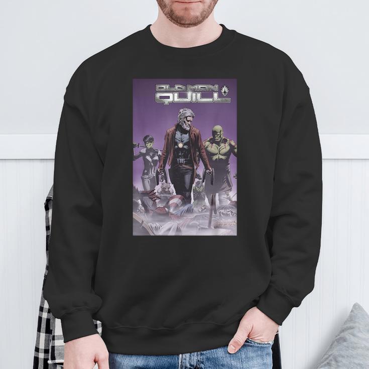 Marvel Comixology Old Man Quill Comic Book Cover Sweatshirt Gifts for Old Men