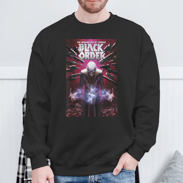 Marvel Comixology Order Ebony Maw Comic Book Cover Sweatshirt Gifts for Old Men