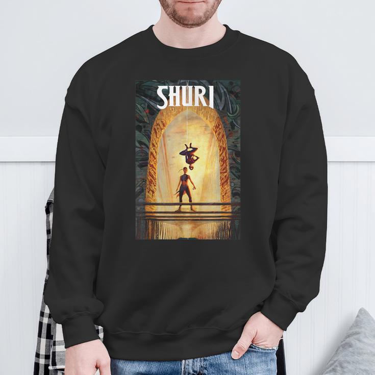 Marvel Comixology Shuri And Spider-Man Comic Book Cover Sweatshirt Gifts for Old Men