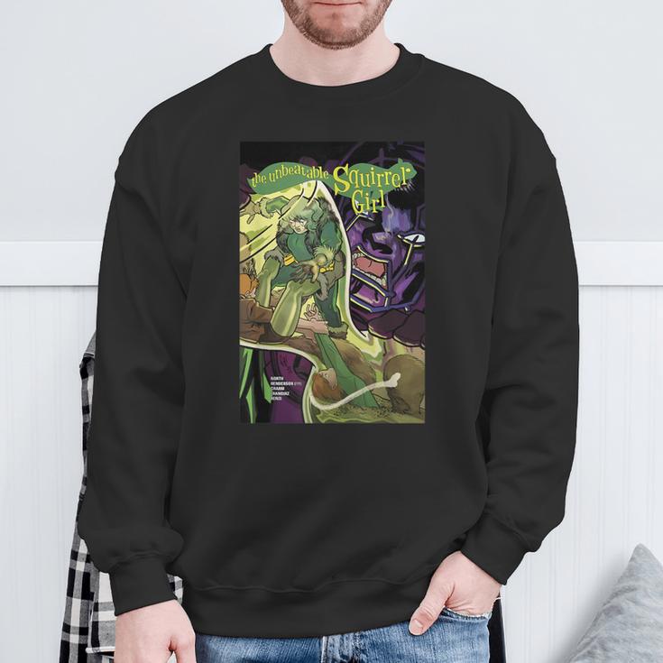 Marvel Comixology Squirrel-Girl And Kang Comic Book Cover Sweatshirt Gifts for Old Men Marvel Comixology Squirrel-Girl And Kang Comic Book Cover Sweatshirt Gifts for Old Men
