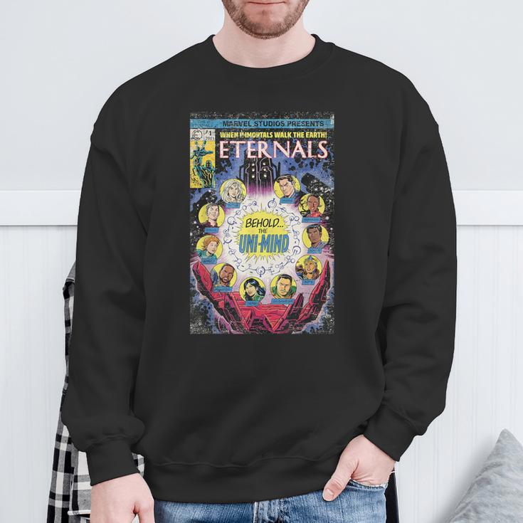 Marvel Eternals Vintage Comic Book Cover Sweatshirt Gifts for Old Men