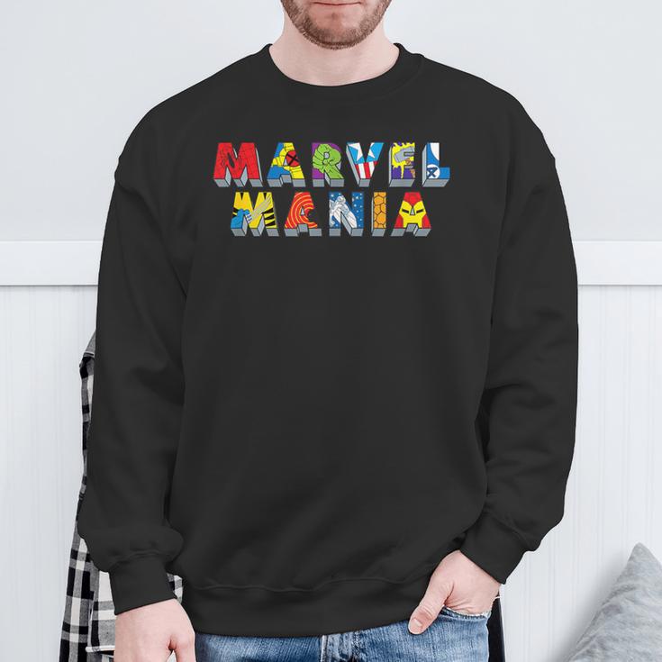 Marvel Mania Retro Comic Book Sweatshirt Gifts for Old Men Marvel Mania Retro Comic Book Sweatshirt Gifts for Old Men