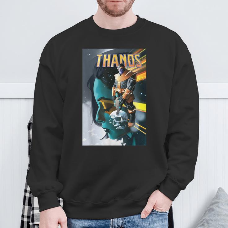 Marvel Thanos Is Dead Killed By Gamora Comic Book Cover Sweatshirt Gifts for Old Men