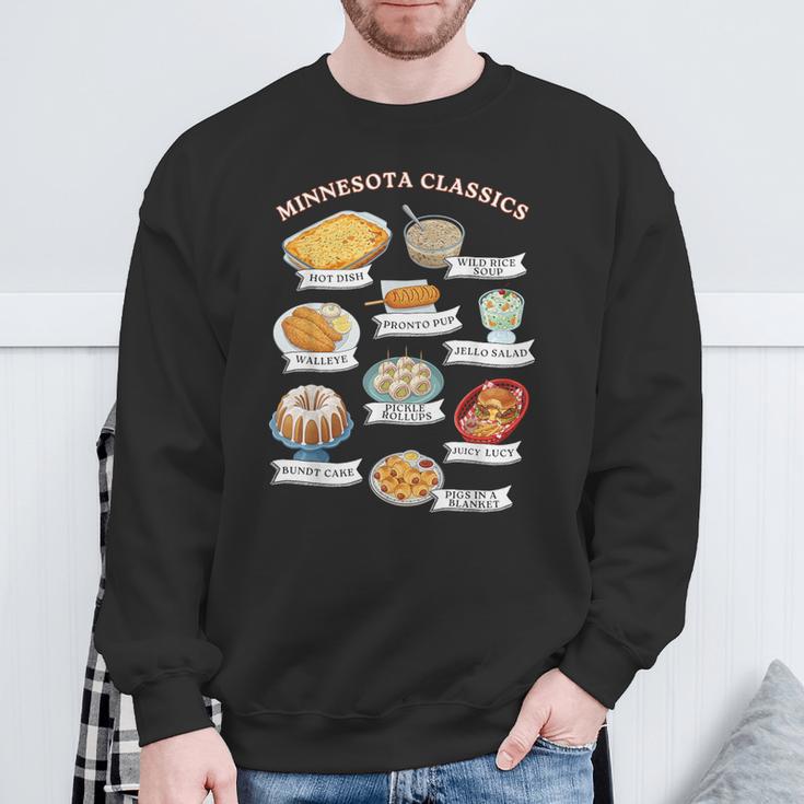 Minnesota Food Classic Cookbook Eats Minneapolis St Paul MN Sweatshirt Gifts for Old Men
