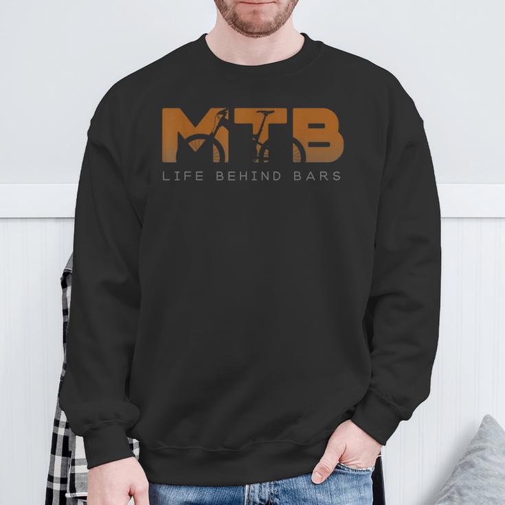 Mtb Life Behind Barsマウンテンバイクシャツ ヴィンテージmtbシャツ スウェットシャツ 高齢者への贈り物