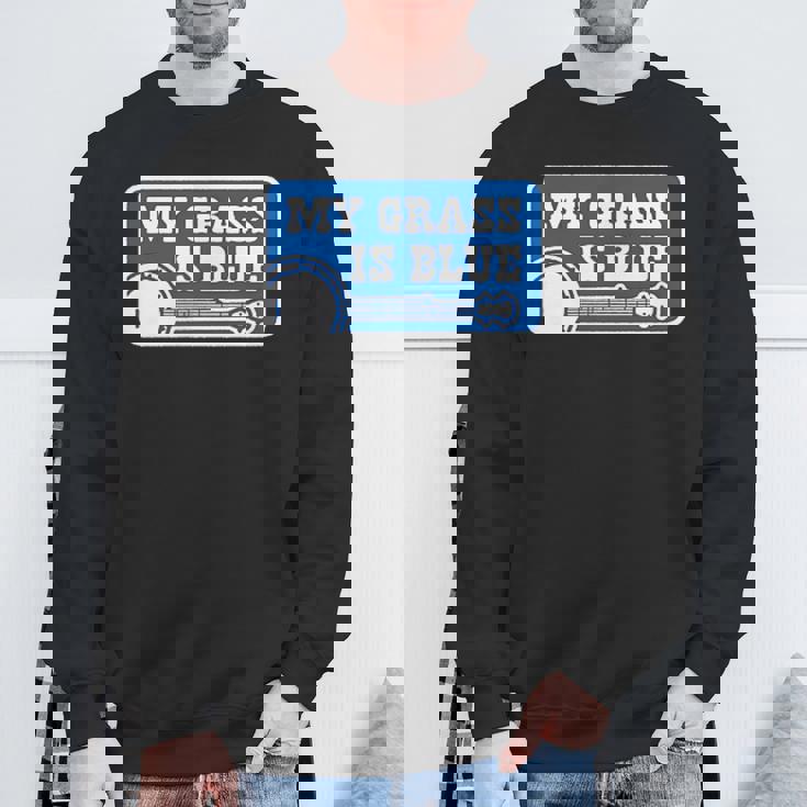 My Grass Is Blueintage Bluegrass スウェットシャツ 高齢者への贈り物