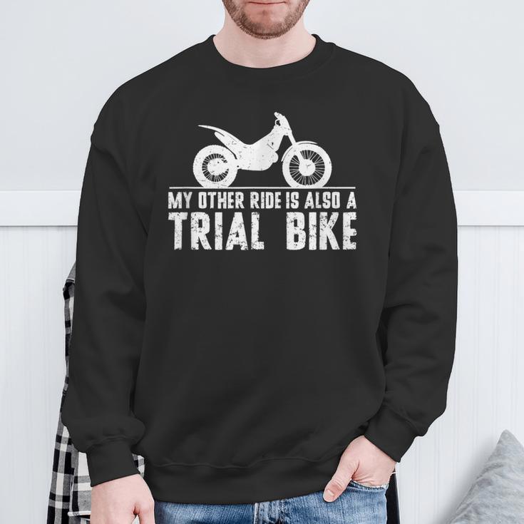 My Other Ride はモトクロス愛好家のためのトライアルバイクでもあります。 スウェットシャツ 高齢者への贈り物