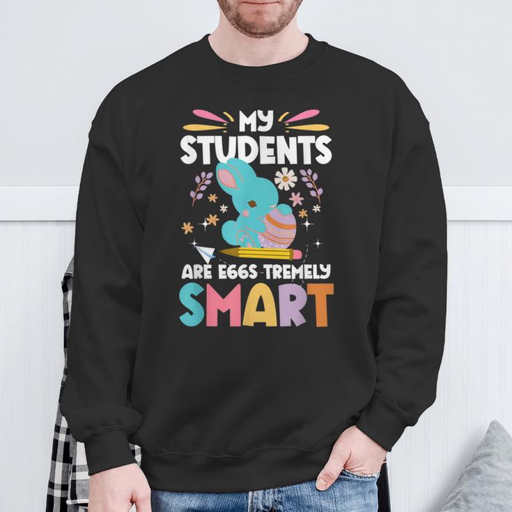 Mytudents Are Eggs Tremelymart イースターの日の先生 スウェットシャツ 高齢者への贈り物