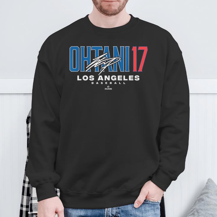 Name Number Cityhohei Ohtani 17 Los Angeles Baseball Mlbpa スウェットシャツ 高齢者への贈り物