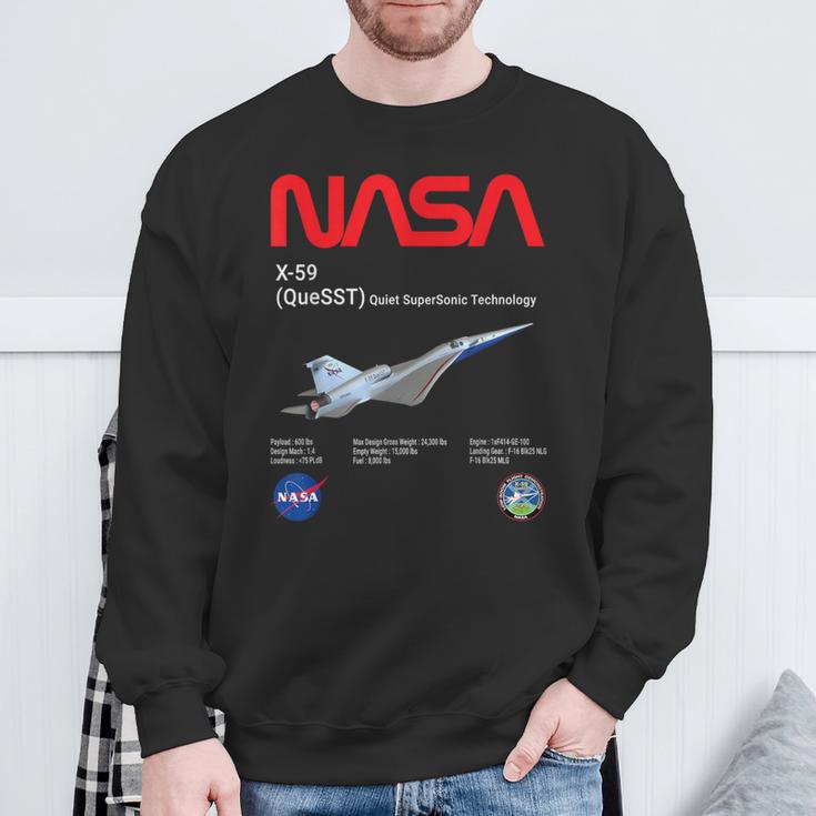 Nasa X-59 Quiet-Supersonic-Technology（Quesst スウェットシャツ 高齢者への贈り物