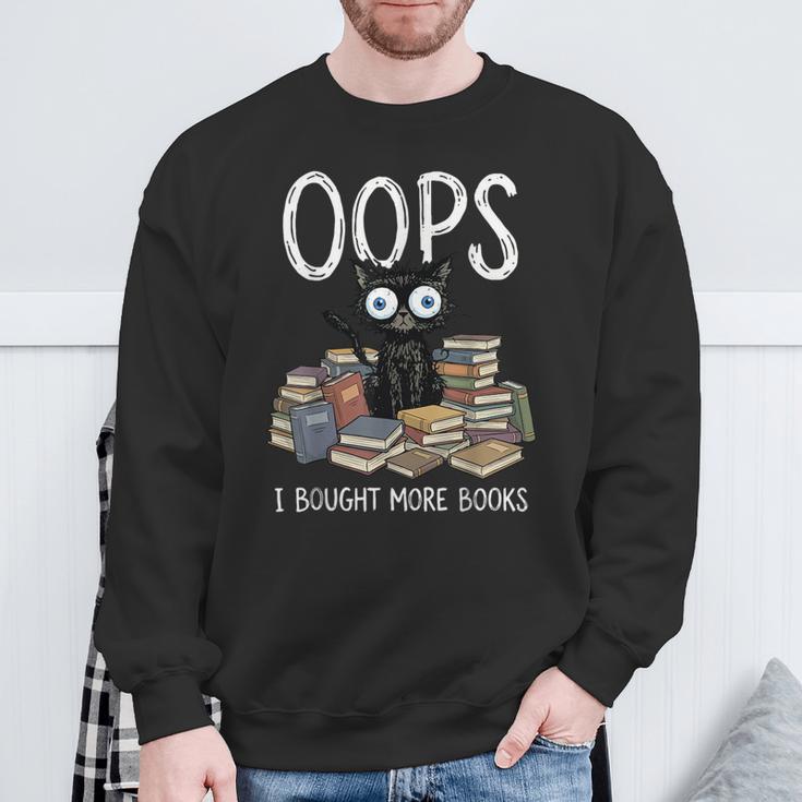 Oops I Bought More Books Sweatshirt Gifts for Old Men