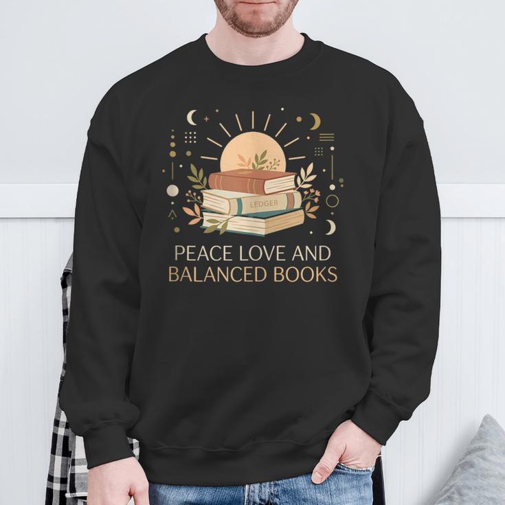 Peace Love And Balanced Books Tax Auditor Accountant Sweatshirt Gifts for Old Men Peace Love And Balanced Books Tax Auditor Accountant Sweatshirt Gifts for Old Men