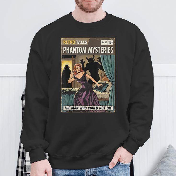 Phantom Mysteries Vintage Horror Comic Book Cover Sweatshirt Gifts for Old Men Phantom Mysteries Vintage Horror Comic Book Cover Sweatshirt Gifts for Old Men