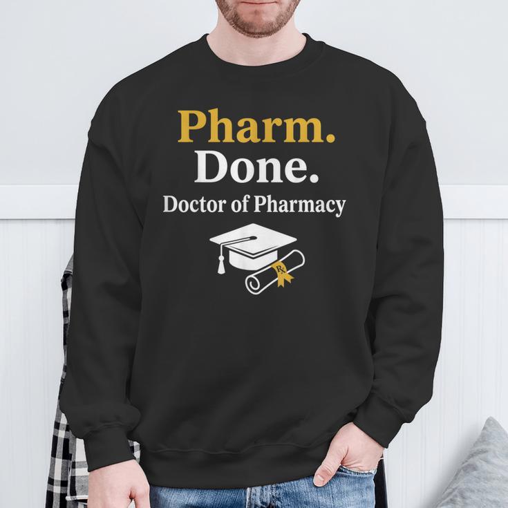 Pharm Done ドクターオブファーマシー 卒業式 スウェットシャツ 高齢者への贈り物