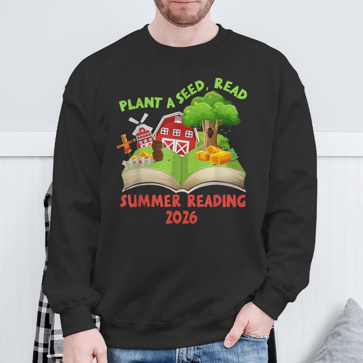 Plant A Seed Read Summer Reading 2026 Kids Library Book Farm Sweatshirt Gifts for Old Men Plant A Seed Read Summer Reading 2026 Kids Library Book Farm Sweatshirt Gifts for Old Men