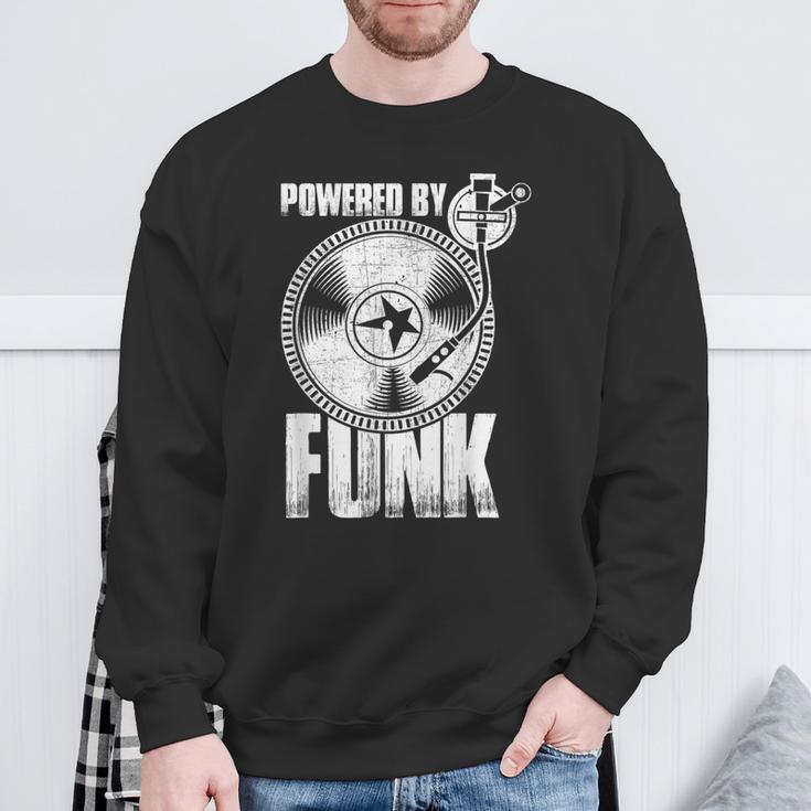 Powered By Funk Music 70年代 & 80年代 ビニール スウェットシャツ 高齢者への贈り物