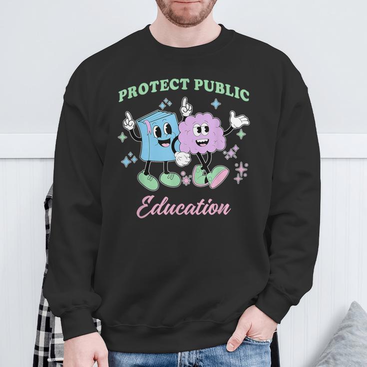 Protect Public Education Public Library Read Banned Books Sweatshirt Gifts for Old Men Protect Public Education Public Library Read Banned Books Sweatshirt Gifts for Old Men