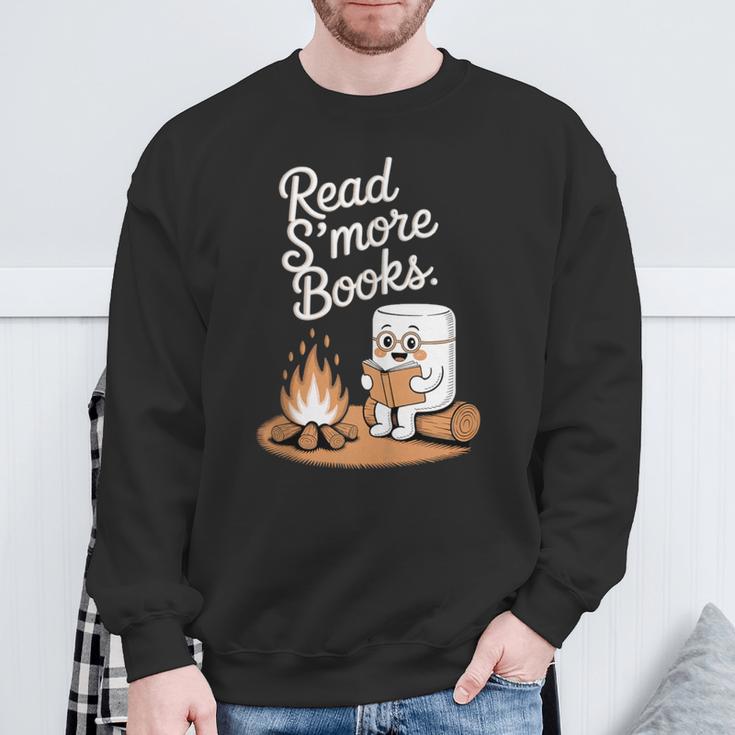 Read S'More Books Camping Outdoors Reading Campfire Smores Sweatshirt Gifts for Old Men Read S'More Books Camping Outdoors Reading Campfire Smores Sweatshirt Gifts for Old Men