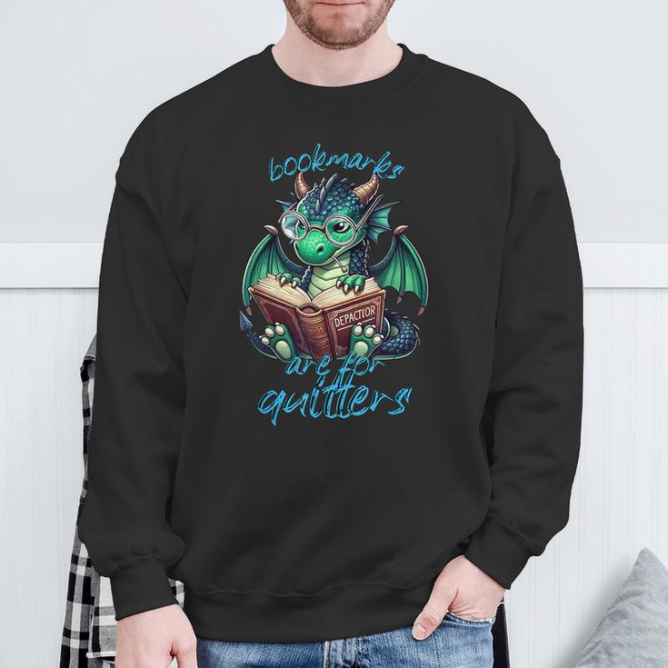 Reading Bookmarks Are For Quitters Book Mark Sweatshirt Gifts for Old Men Reading Bookmarks Are For Quitters Book Mark Sweatshirt Gifts for Old Men