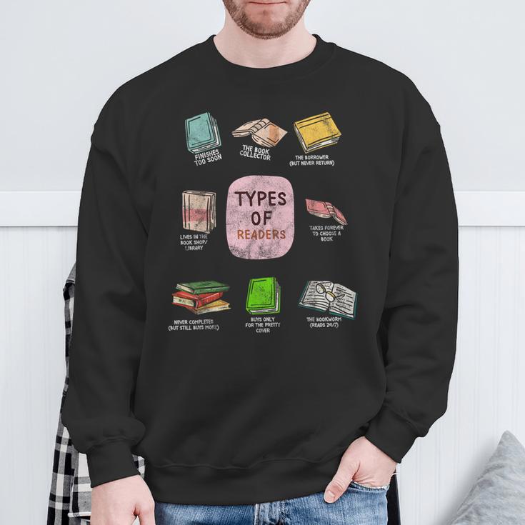 Reading Books Bookworm Book Readers Bookworm Sweatshirt Gifts for Old Men