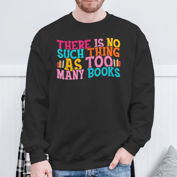 Reading Bookworm Reading Enthusiast Book Lover Sweatshirt Gifts for Old Men