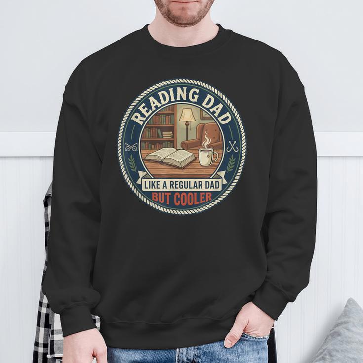 Reading Dad Books Coffee Library Relax Hobby Father's Day Sweatshirt Gifts for Old Men Reading Dad Books Coffee Library Relax Hobby Father's Day Sweatshirt Gifts for Old Men