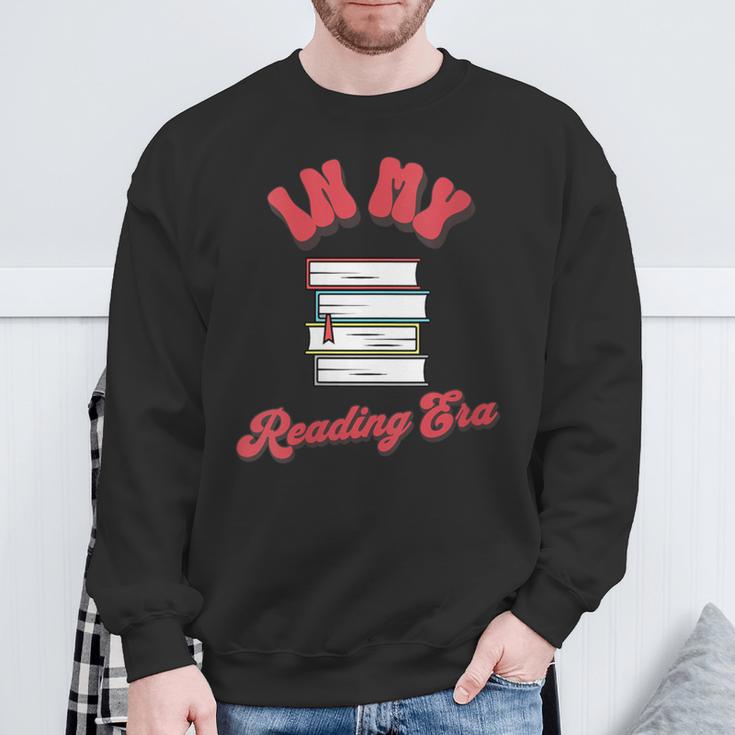 In My Reading Era Book Lover Librarian Author Bookish Reader Sweatshirt Gifts for Old Men