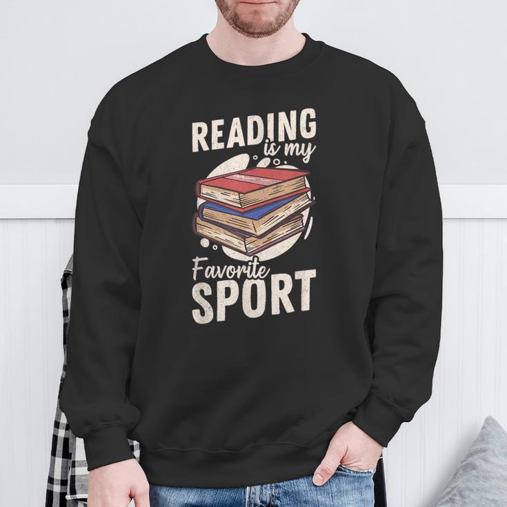 Reading Is My Favorite Sport Reader Books Novel Lecture Sweatshirt Gifts for Old Men Reading Is My Favorite Sport Reader Books Novel Lecture Sweatshirt Gifts for Old Men