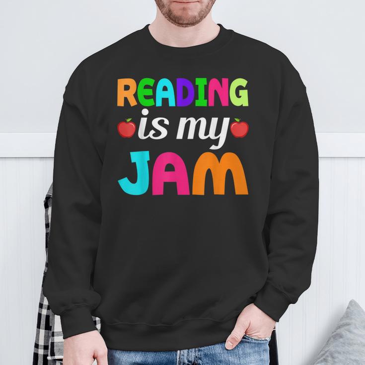 Reading Is My Jam Bookworm Books Teacher Bibliophile Men Women Kids Sweatshirt Gifts for Old Men Reading Is My Jam Bookworm Books Teacher Bibliophile Men Women Kids Sweatshirt Gifts for Old Men