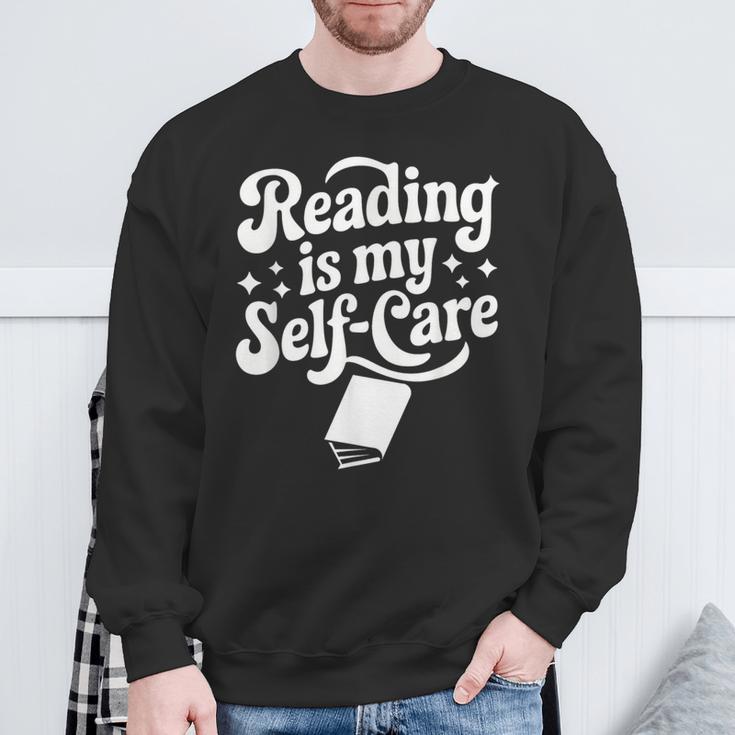 Reading Is My Self-Care Cozy Book Lover Tee Sweatshirt Gifts for Old Men Reading Is My Self-Care Cozy Book Lover Tee Sweatshirt Gifts for Old Men