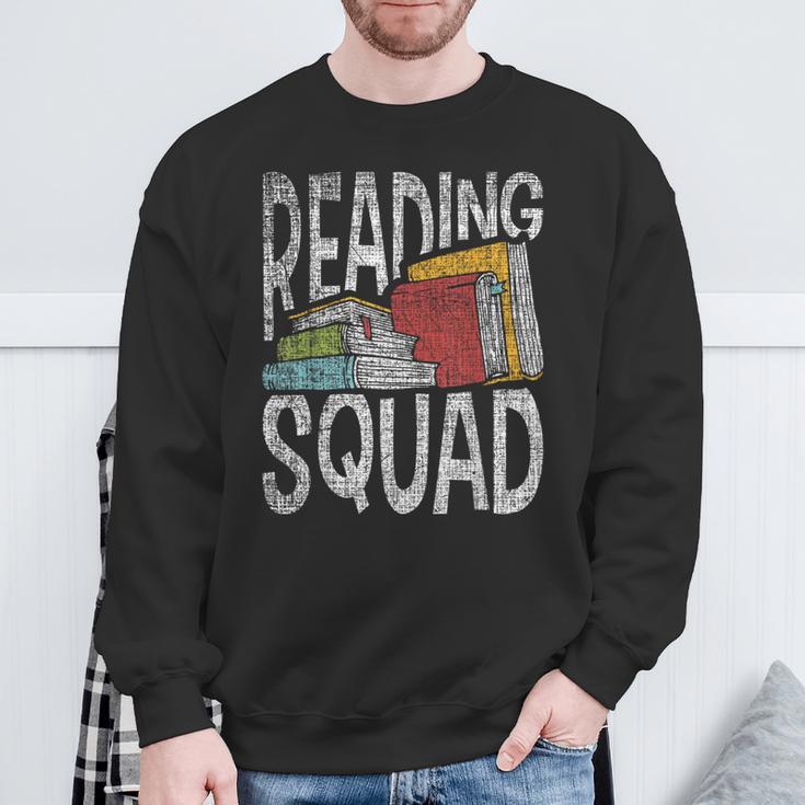 Reading Squad Book Lover Reading Teacher Bookworm For Men Women Girls Kids Sweatshirt Gifts for Old Men Reading Squad Book Lover Reading Teacher Bookworm For Men Women Girls Kids Sweatshirt Gifts for Old Men