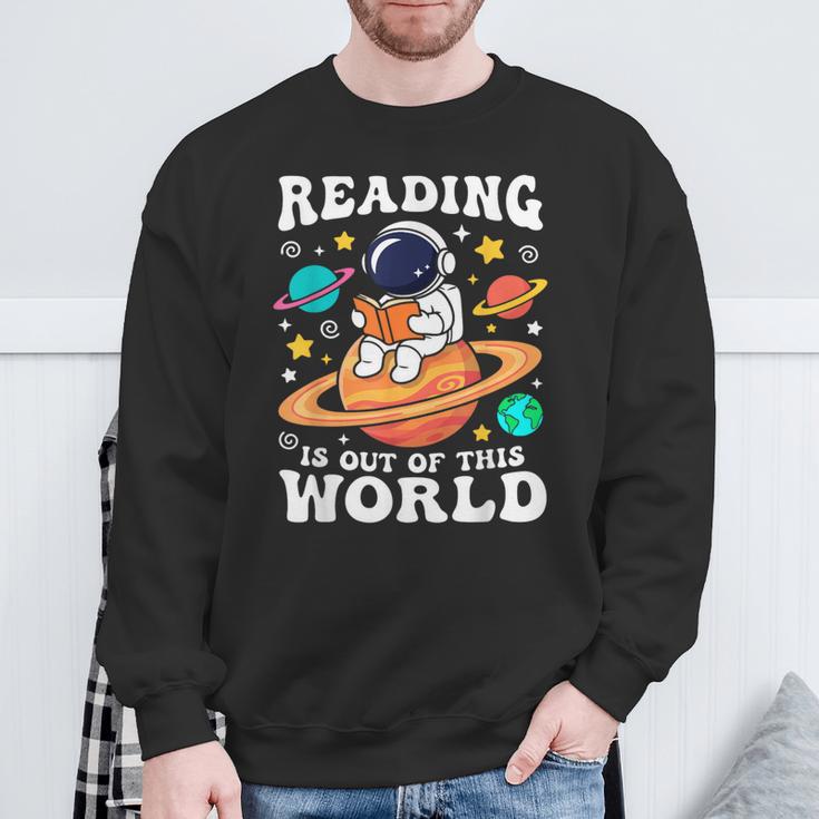 Reading Is Out Of This World Space Books Lover Kids Sweatshirt Gifts for Old Men Reading Is Out Of This World Space Books Lover Kids Sweatshirt Gifts for Old Men