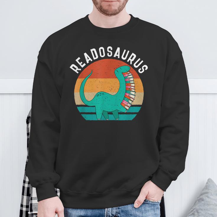 Readosaurus Reading Book Dino Fossils Dinsosaur Sweatshirt Gifts for Old Men Readosaurus Reading Book Dino Fossils Dinsosaur Sweatshirt Gifts for Old Men