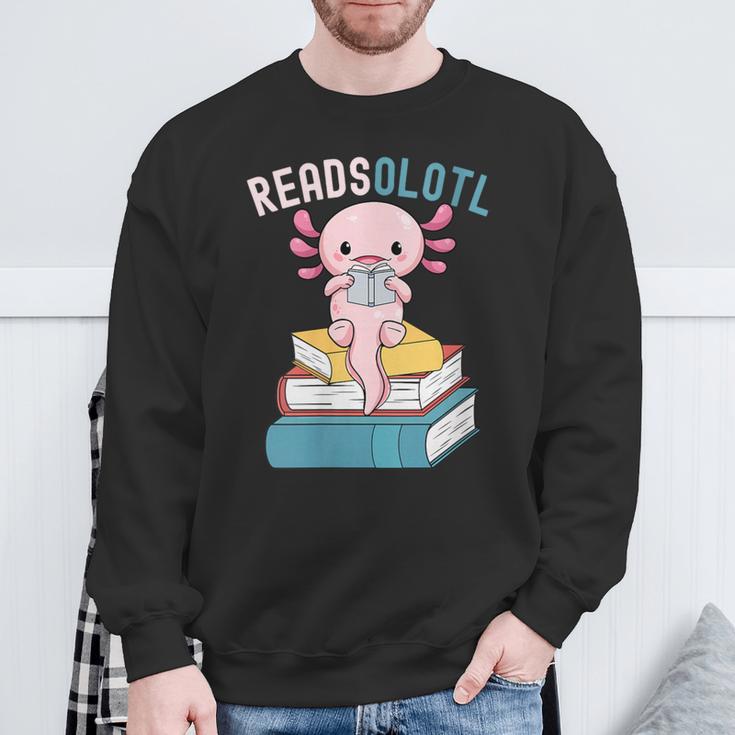 Reads Alotl Shirt Kids Readsolotl Read Axolotl Shirt Books Sweatshirt Gifts for Old Men Reads Alotl Shirt Kids Readsolotl Read Axolotl Shirt Books Sweatshirt Gifts for Old Men