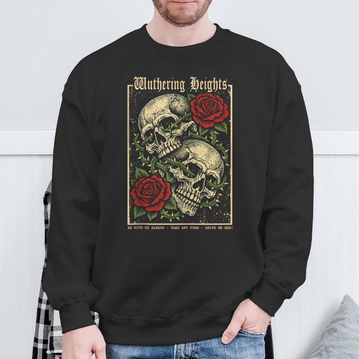 Retro Wuthering Heights Gothic Book Lover Classic Literature Sweatshirt Gifts for Old Men Retro Wuthering Heights Gothic Book Lover Classic Literature Sweatshirt Gifts for Old Men