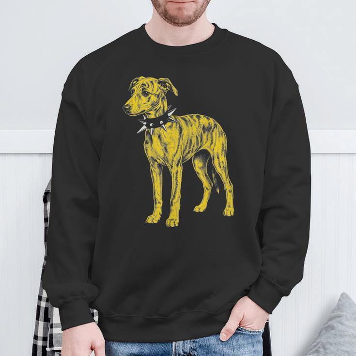 Rocker Greyhound パンクメタルロックンロールミュージックドッグ スウェットシャツ 高齢者への贈り物