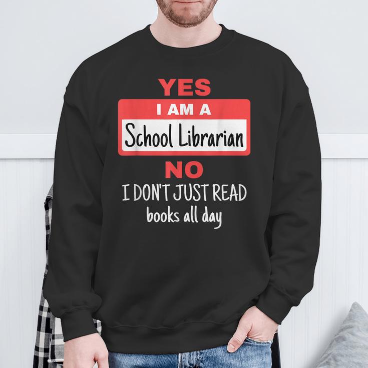 School Librarian Appreciation Don't Read Books Sweatshirt Gifts for Old Men