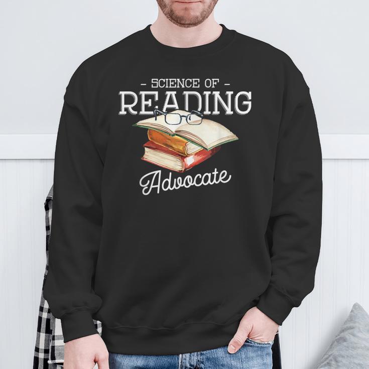 Science Of Reading Advocate Books Literature Book Reader Sweatshirt Gifts for Old Men Science Of Reading Advocate Books Literature Book Reader Sweatshirt Gifts for Old Men