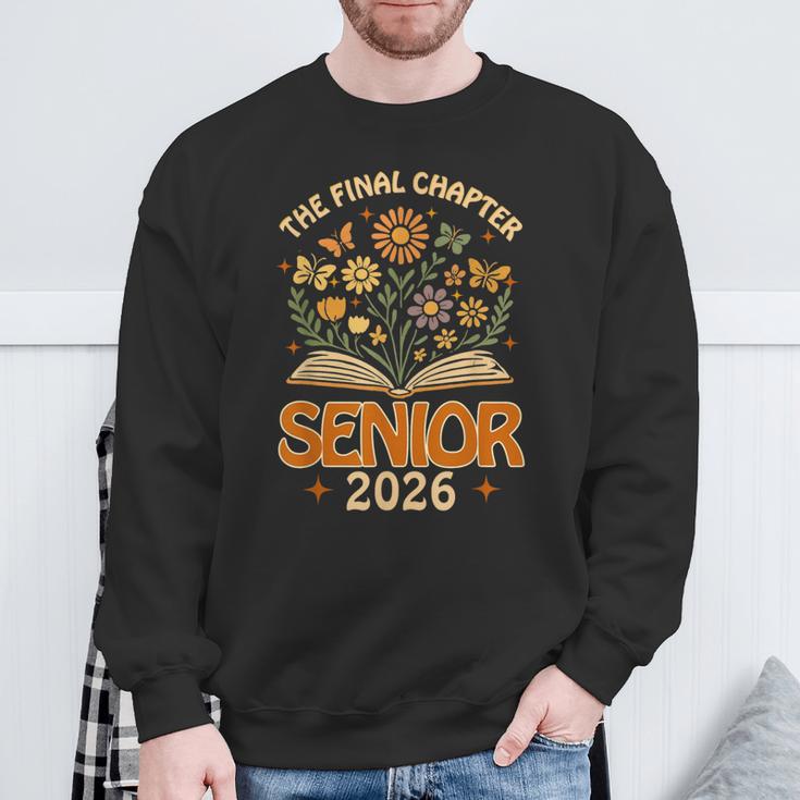 Senior 2026 Final Chapter Retro Book Lover Last First Day Sweatshirt Gifts for Old Men Senior 2026 Final Chapter Retro Book Lover Last First Day Sweatshirt Gifts for Old Men