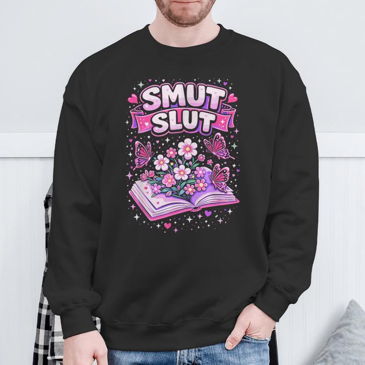 Smut Slut Book Clubs Provocative Literature Reader Sweatshirt Gifts for Old Men