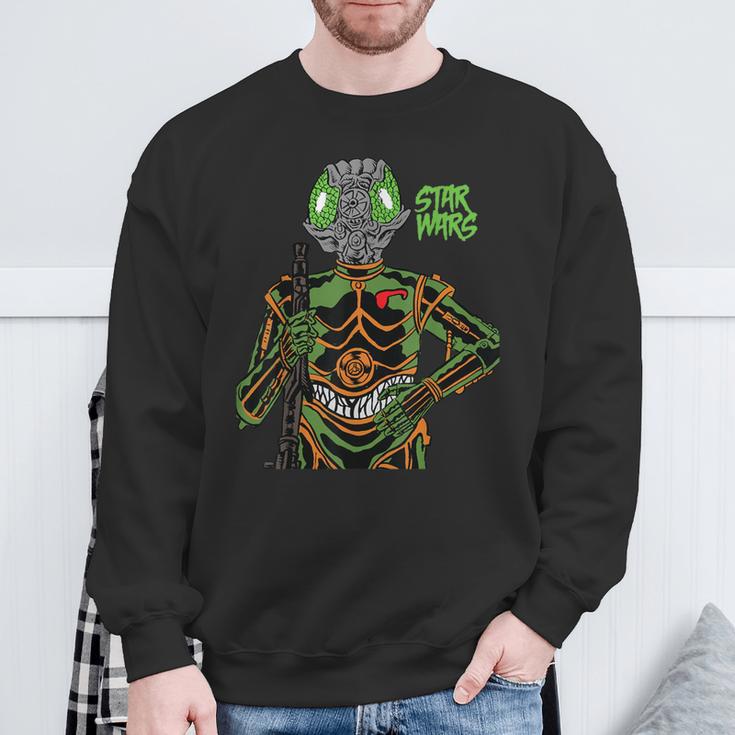 Star Wars 4-LOM Bounty Hunter Droid Comic Book Sweatshirt Gifts for Old Men