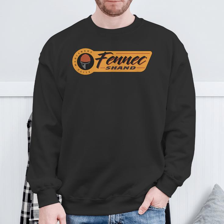 Star Wars The Book Of Boba Fett Elite Mercenary Logo Sweatshirt Gifts for Old Men