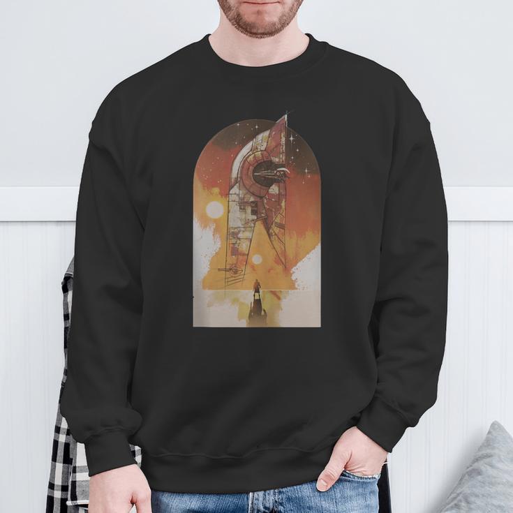 Star Wars The Book Of Boba Fett Ship Tatooine Sweatshirt Gifts for Old Men