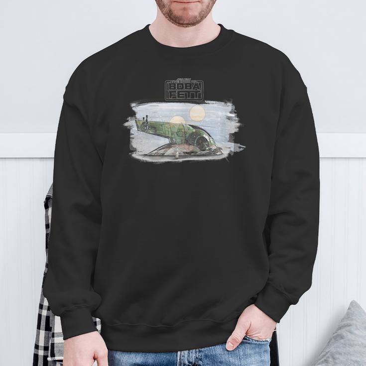 Star Wars The Book Of Boba Fett Slave 1 Portrait Sweatshirt Gifts for Old Men Star Wars The Book Of Boba Fett Slave 1 Portrait Sweatshirt Gifts for Old Men
