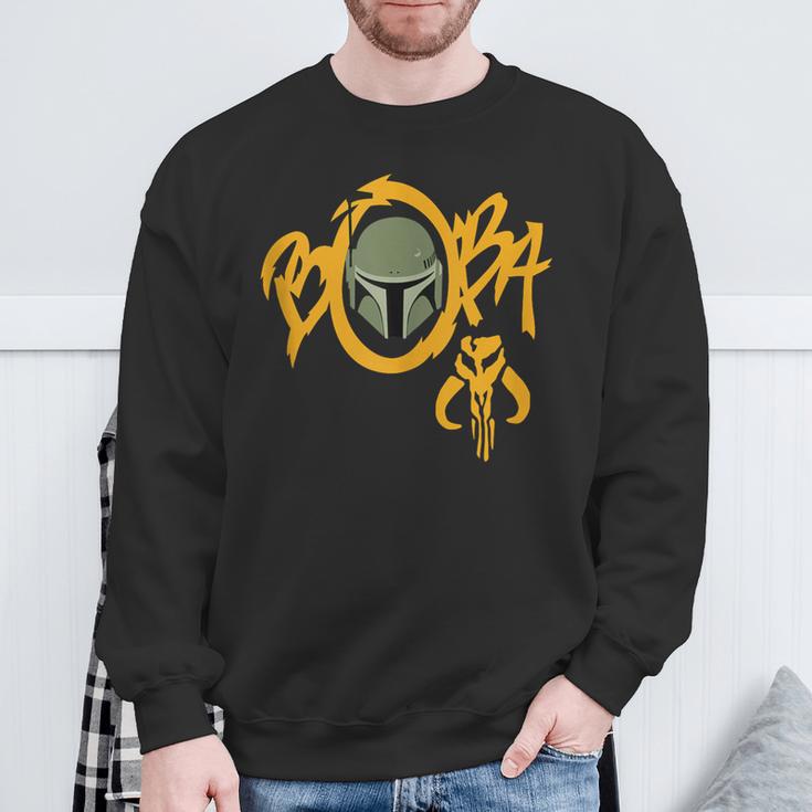 Star Wars The Book Of Boba Fett Street Art Sweatshirt Gifts for Old Men Star Wars The Book Of Boba Fett Street Art Sweatshirt Gifts for Old Men