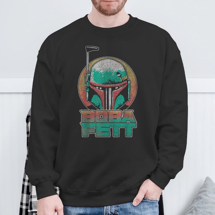 Star Wars The Book Of Boba Fett Vintage Helmet Logo V-2 Sweatshirt Gifts for Old Men Star Wars The Book Of Boba Fett Vintage Helmet Logo V-2 Sweatshirt Gifts for Old Men