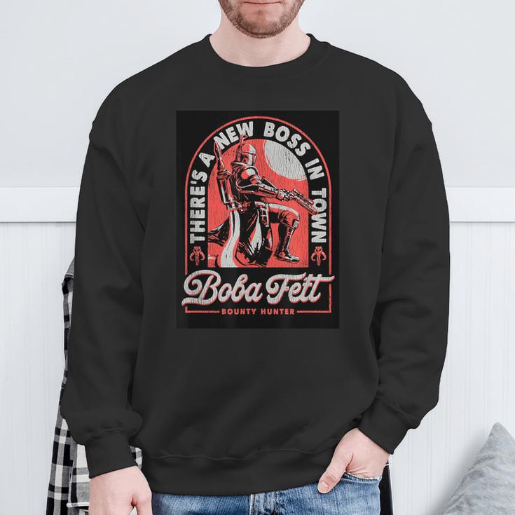 Star Wars The Book Of Boba Fett Vintage Poster V-3 Sweatshirt Gifts for Old Men Star Wars The Book Of Boba Fett Vintage Poster V-3 Sweatshirt Gifts for Old Men