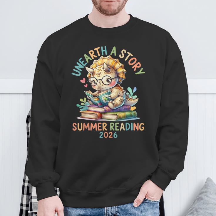 Summer Reading 2026 Books Dino Kids Librarian Tees Sweatshirt Gifts for Old Men Summer Reading 2026 Books Dino Kids Librarian Tees Sweatshirt Gifts for Old Men