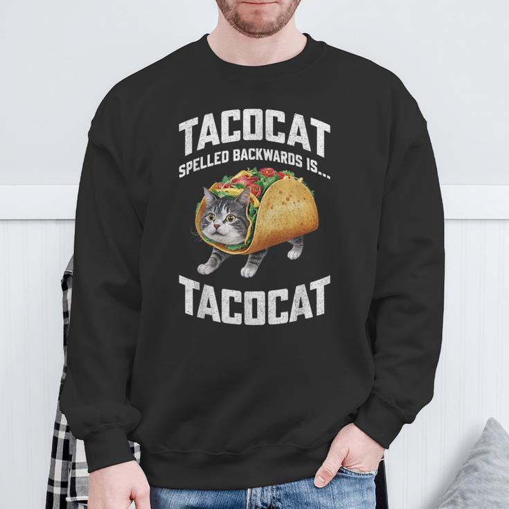 Tacocatpelled Backward Is Tacocat シャツ タコキャット好き スウェットシャツ 高齢者への贈り物