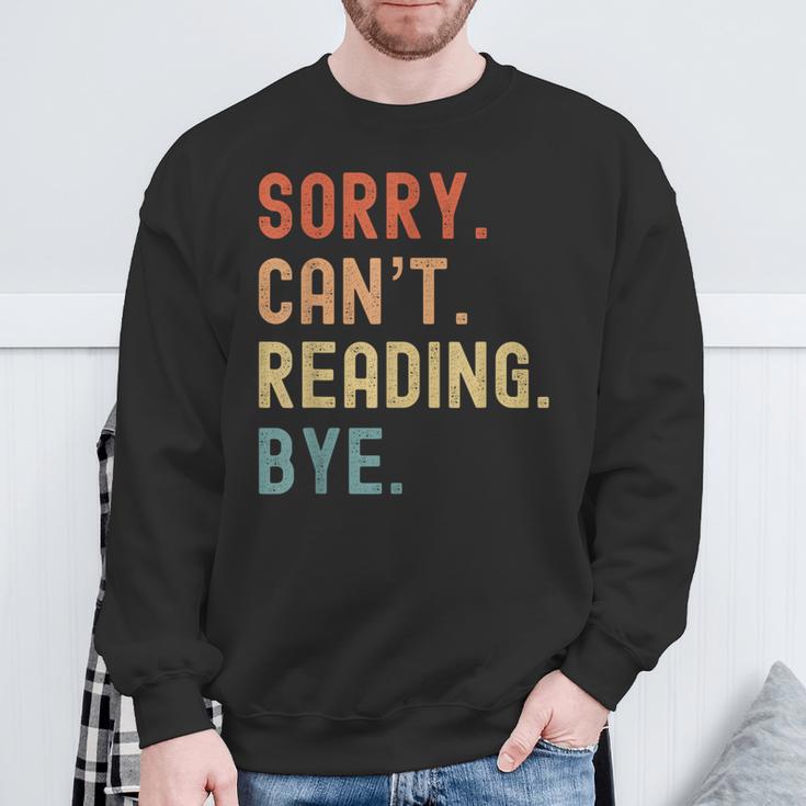 Tut Mir Sorry Ich Kann Nicht Lesen Bye Book Lover Sweatshirt Gifts for Old Men
